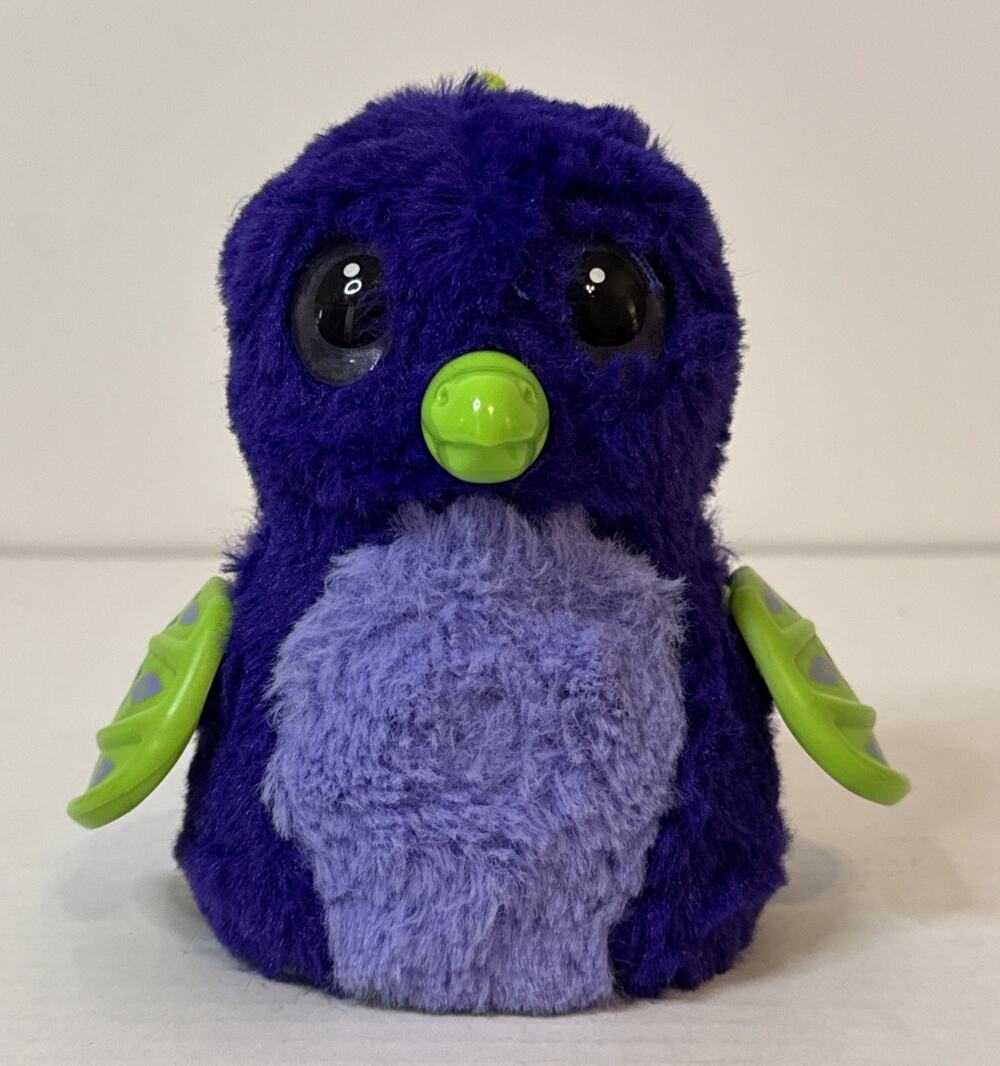 Original Hatchimals Glittering Garden Penguala Purple Interactive Toy - WORKS!